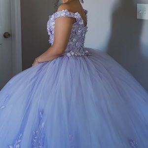 Lilac color quince dress
